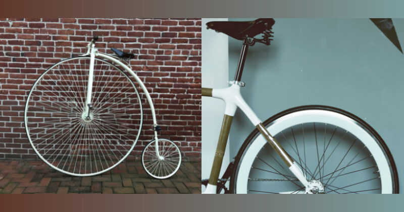 These two very different bicycles visually illustrate the concept of model drift.