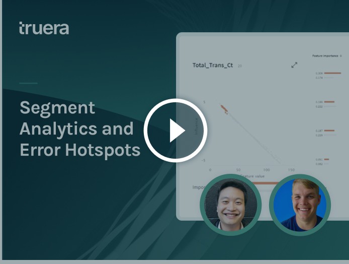 truera segment analytics and error hotspots