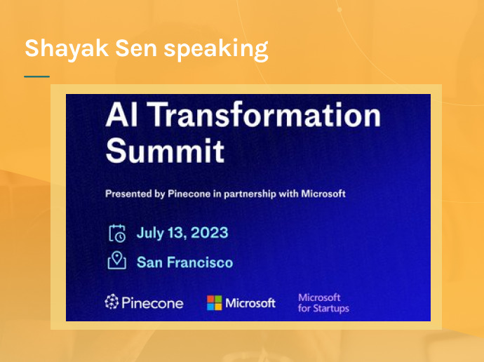 AI Transformation Summit with Pinecone, Microsoft, and TruEra